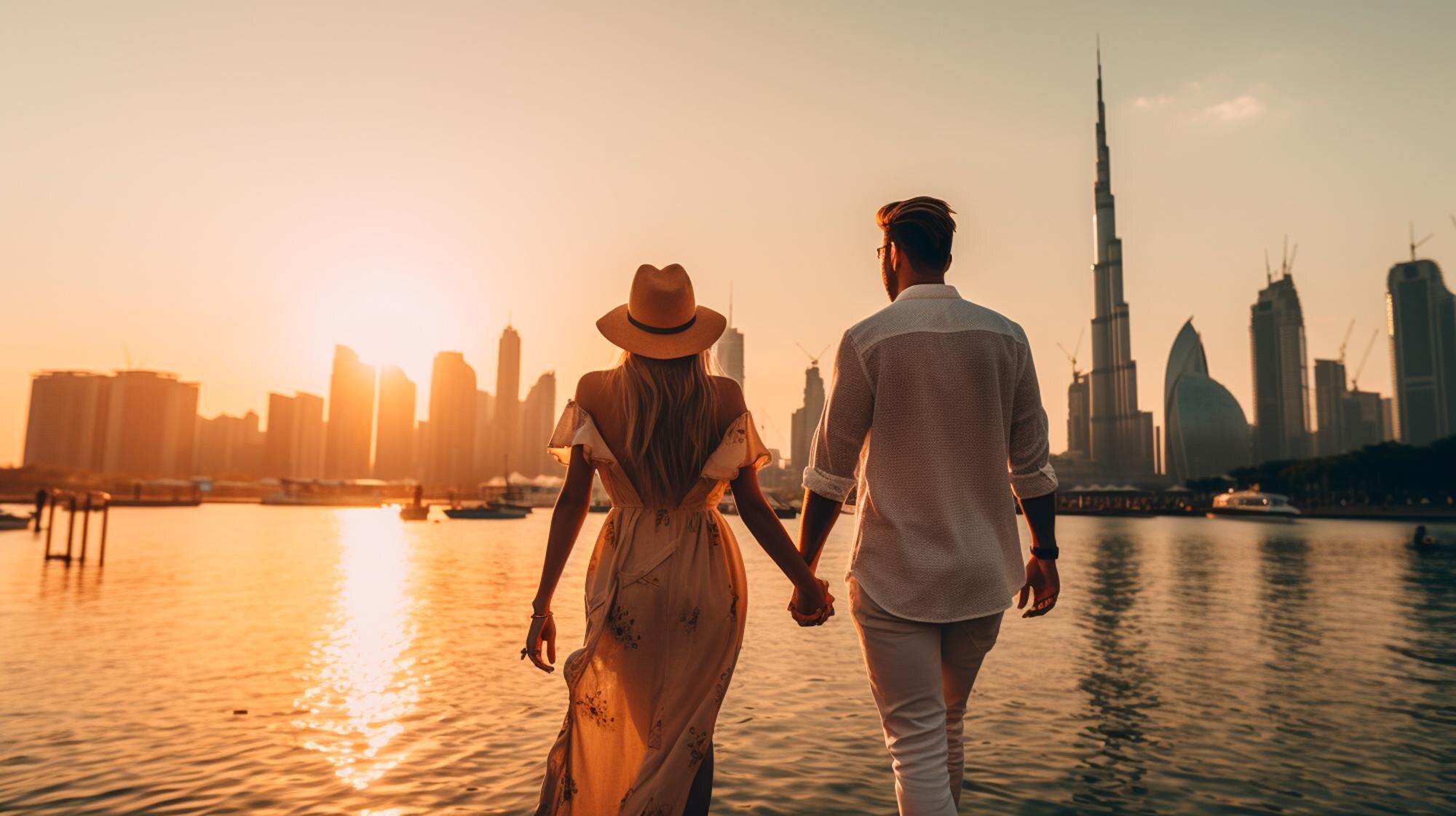 People enjoying a cultural festival in Dubai